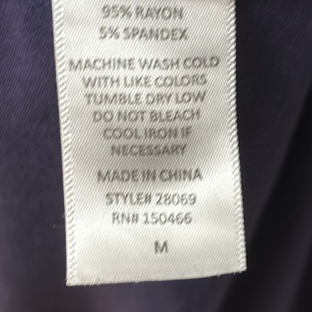 Mix by 41Hawthorn navy single pocket soft short sleeve swing dress M - Picture 7 of 8